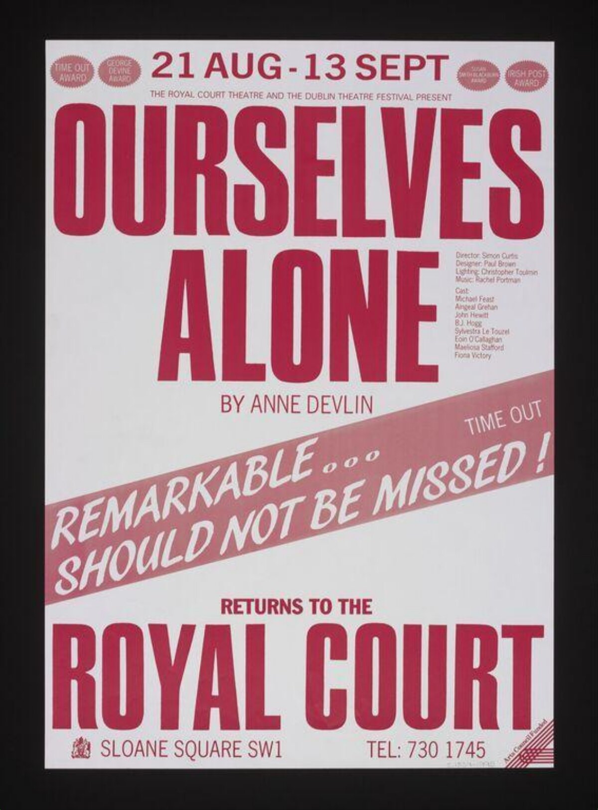 Ourselves Alone Theatre Play Poster