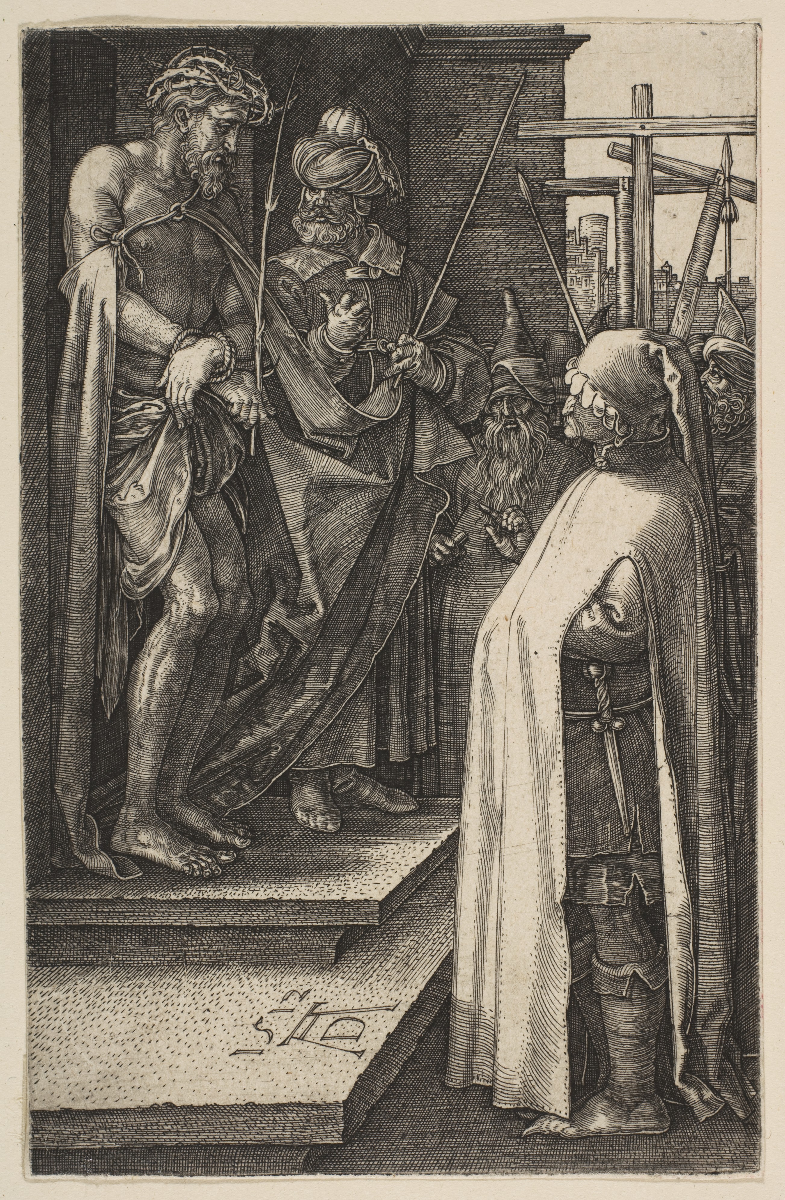 Ecce Homo Biblical Engraving