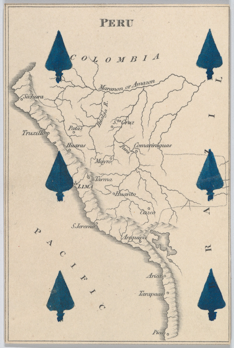 Antique Map of Peru