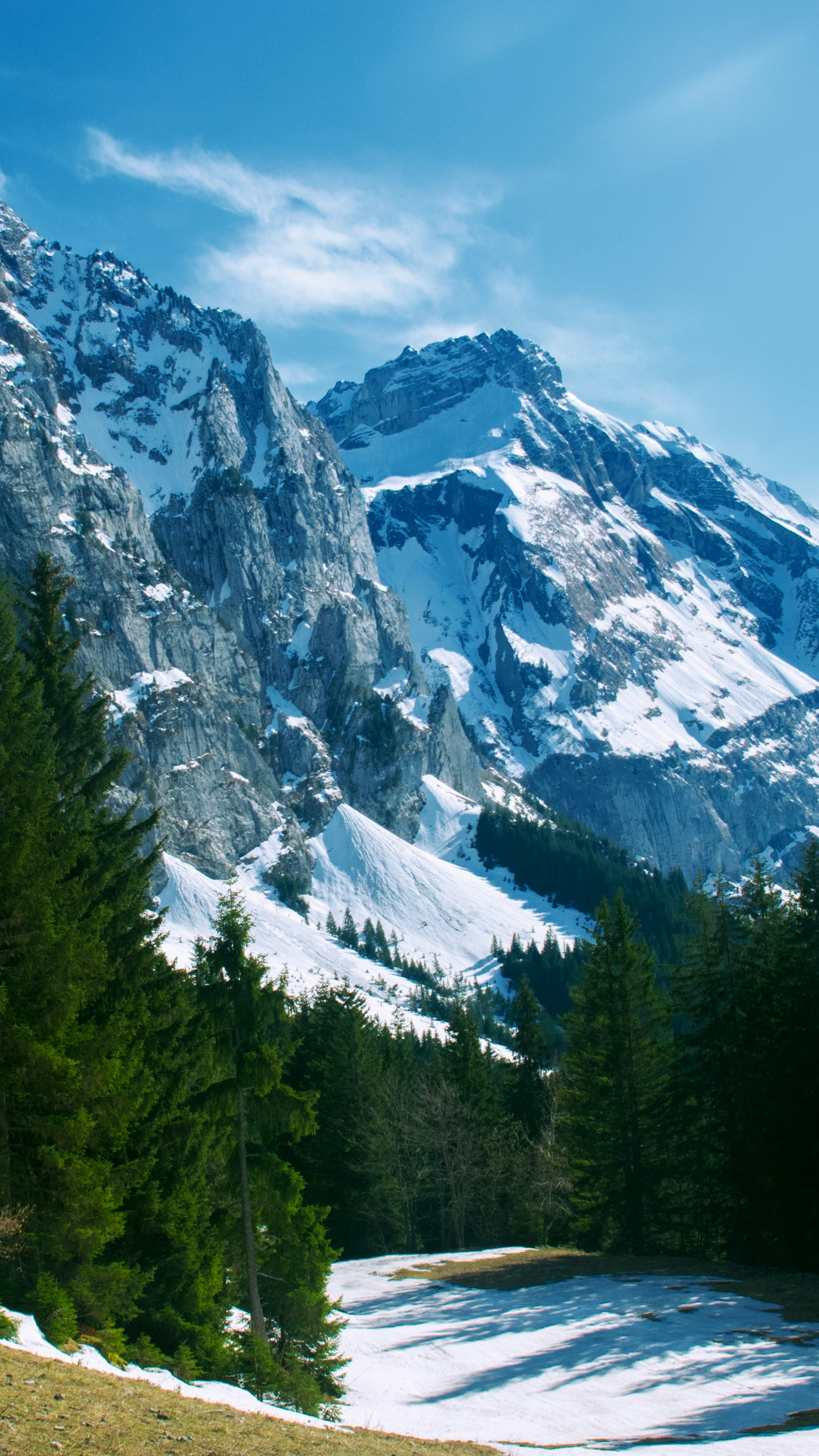 Snow-Capped Mountain Landscape