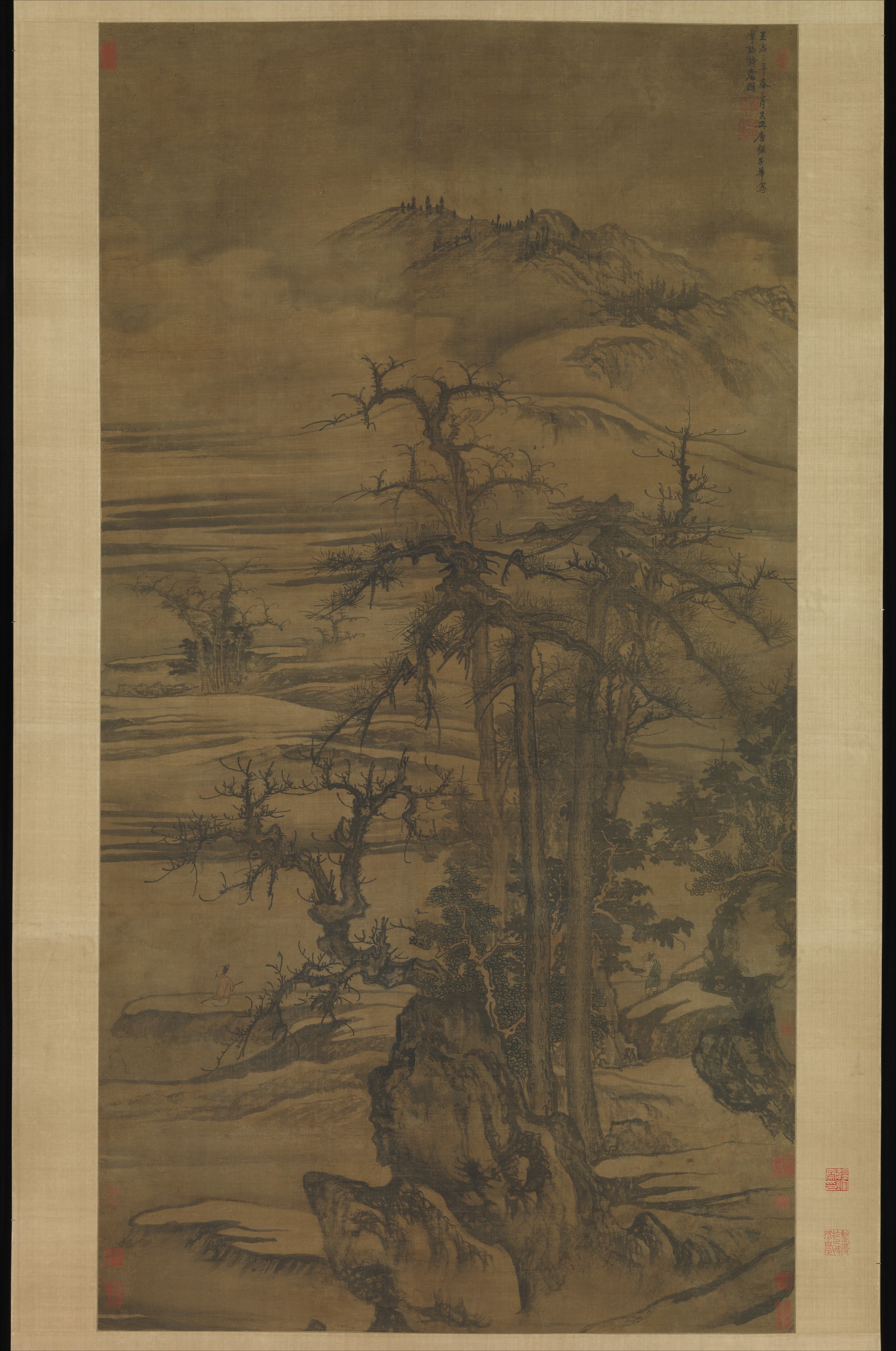 Chinese Ancient Winter Landscape Painting