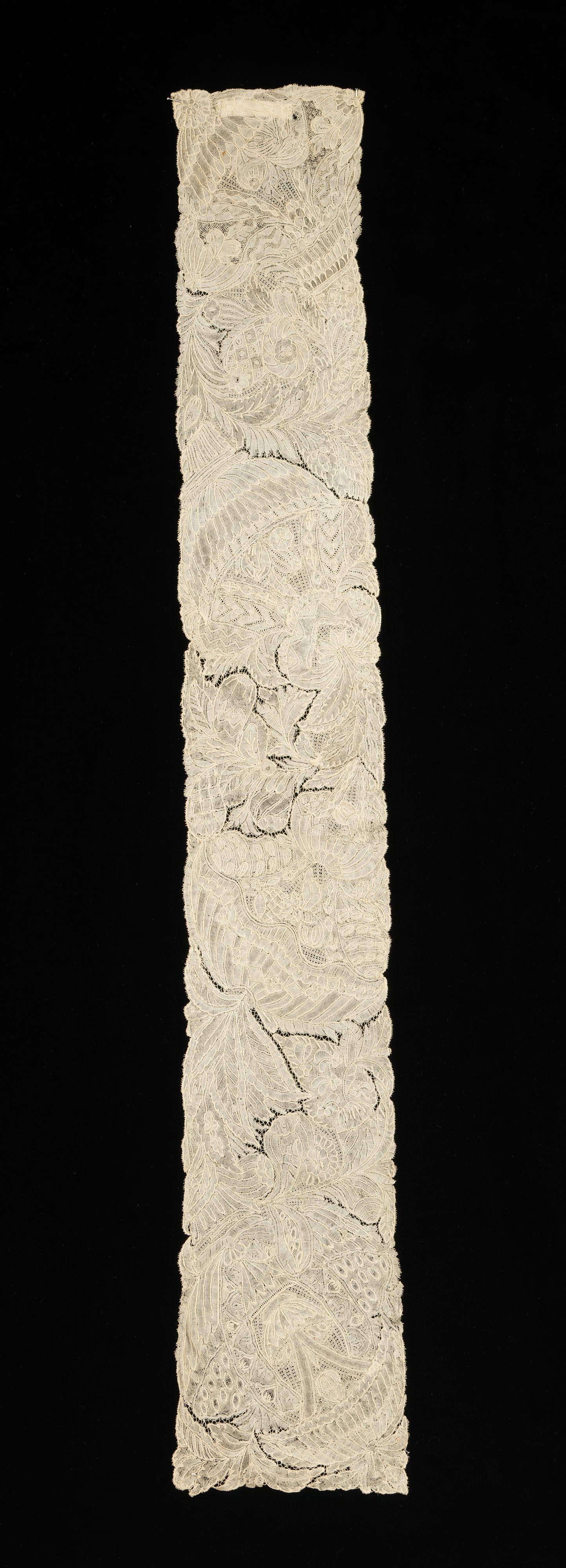 Antique Handmade Lace Panel