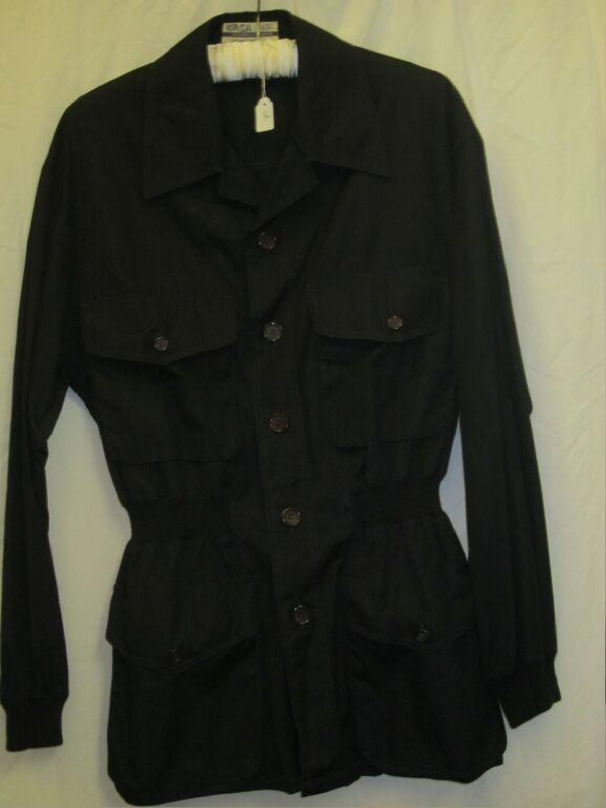 Black Hanging Utility Jacket