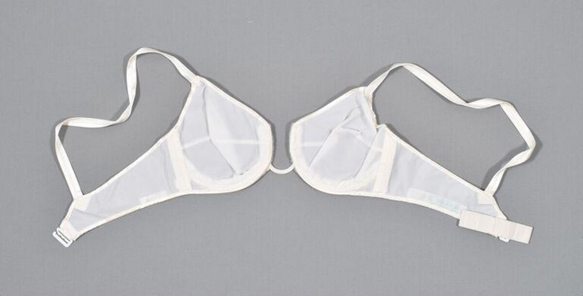 White Sheer Unlined Bra