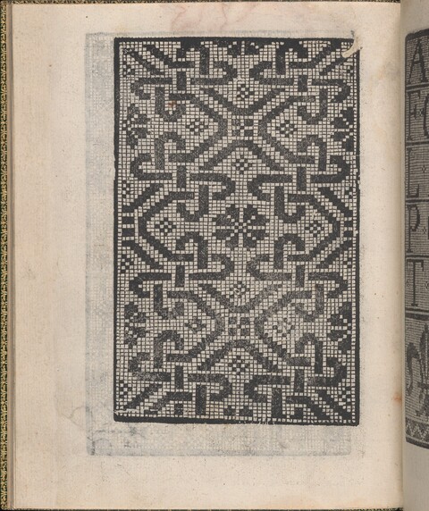 Vintage Geometric Mosaic Pattern
