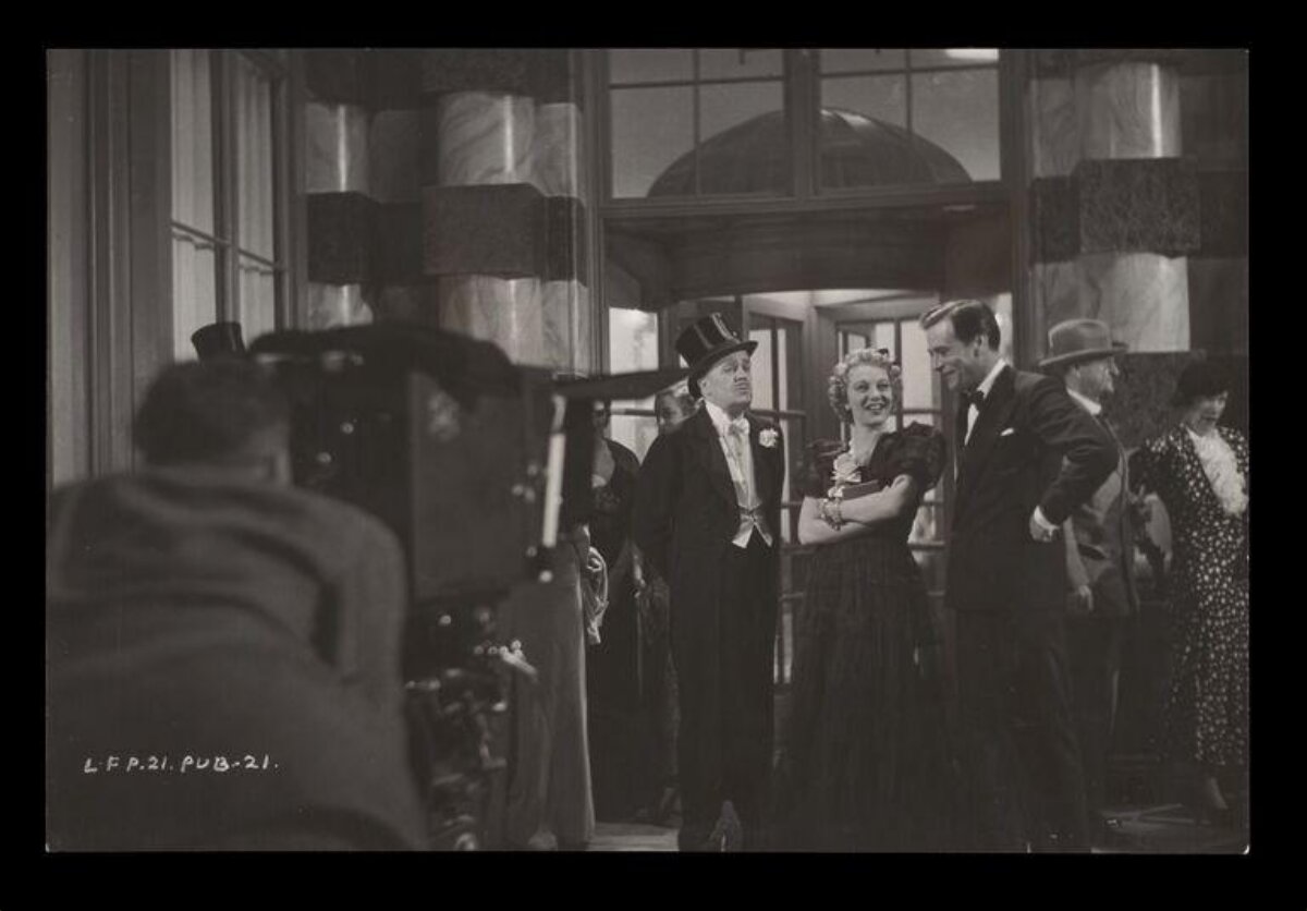 Vintage Film Set Behind-the-Scenes