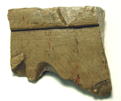Fragment of Incised Stone Artifact