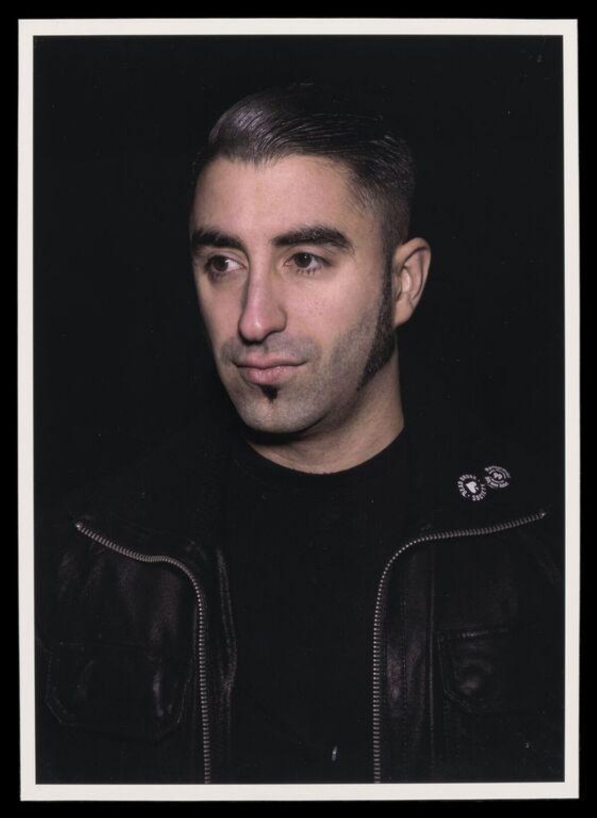 Portrait of Styled Man in Leather Jacket