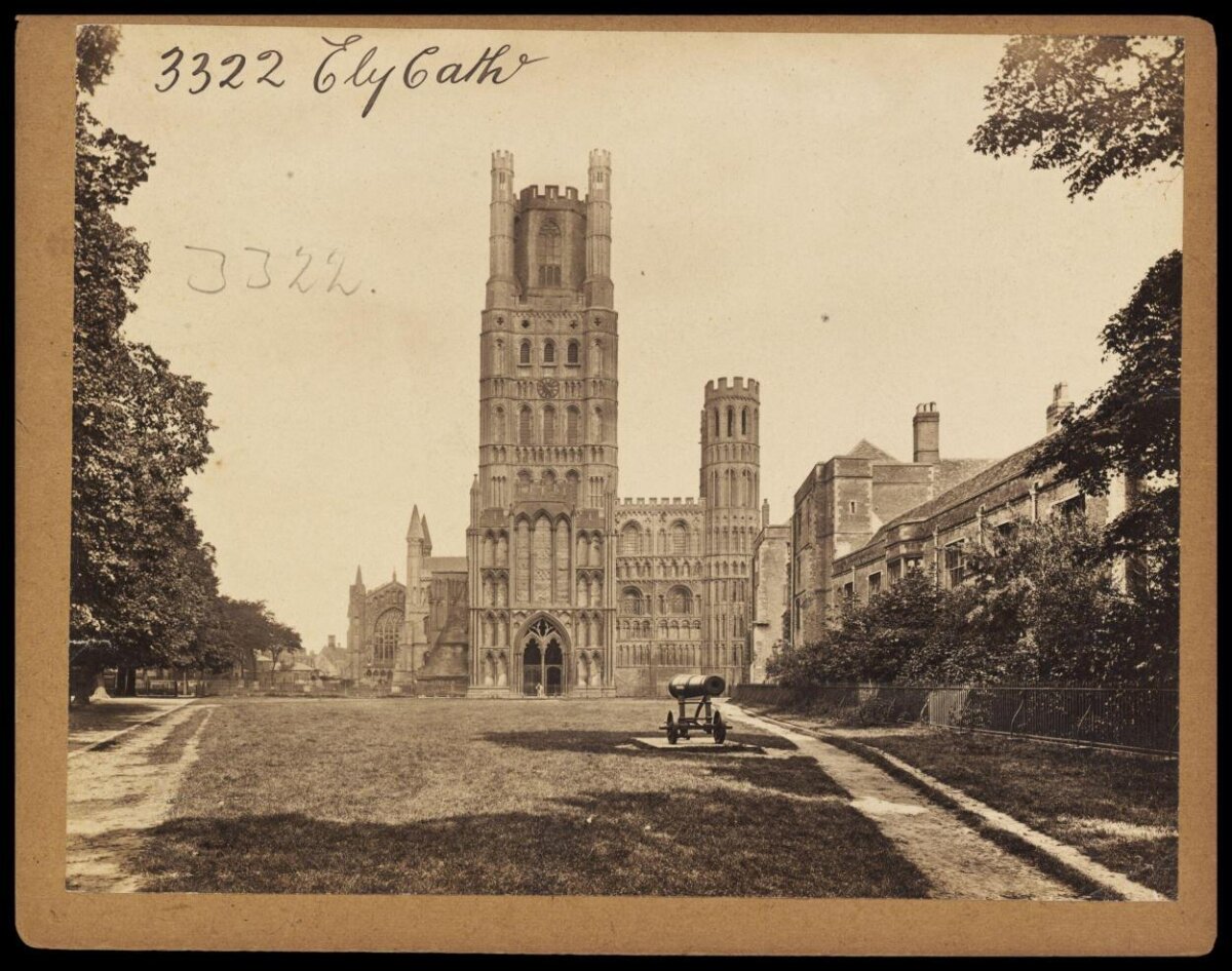 Ely Cathedral Vintage View