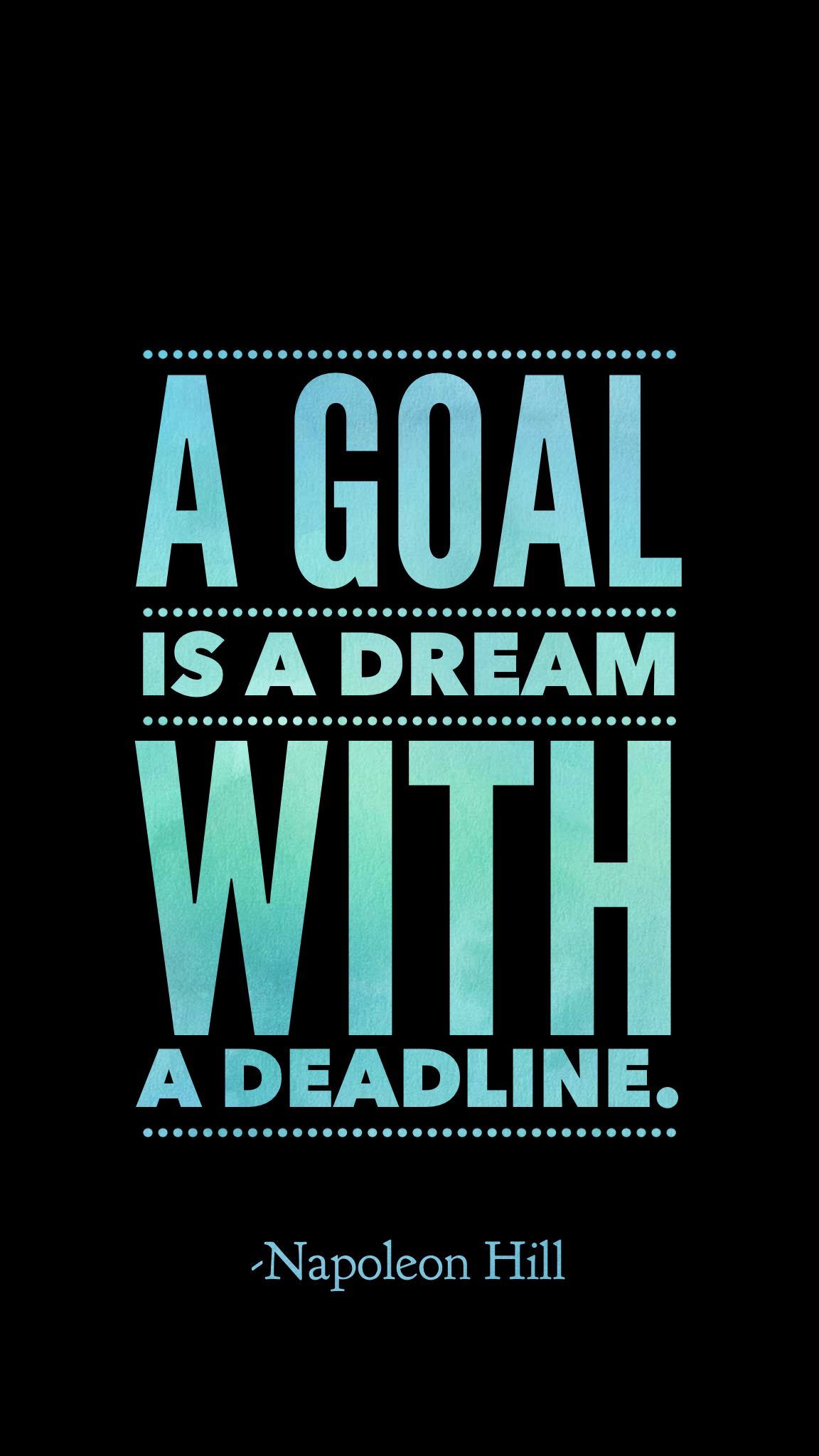 Napoleon Hill Goal Quote