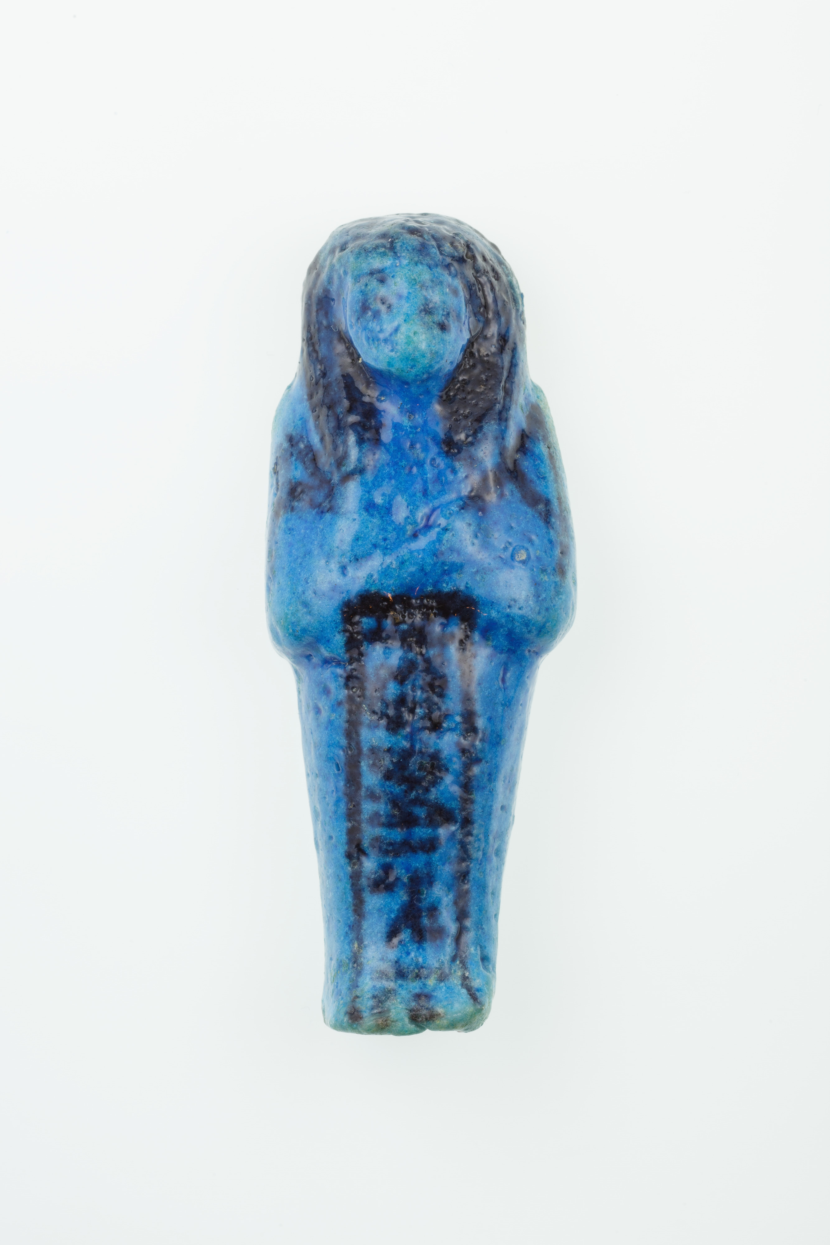 Ancient Egyptian Blue Shabti Figurine