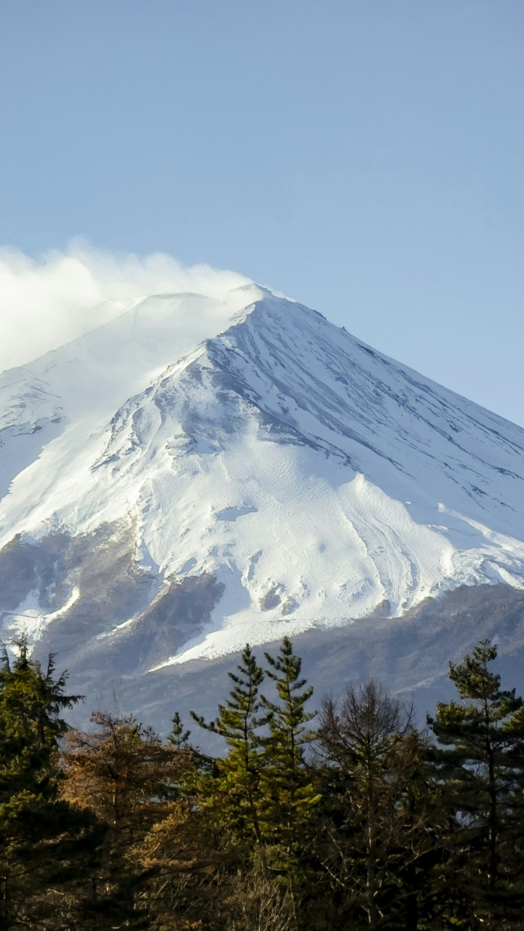 Snow Capped Mount Fuji