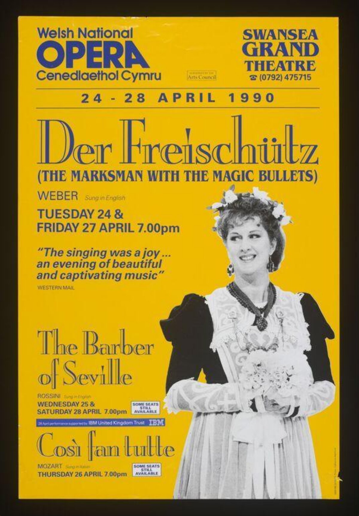 1990 Welsh National Opera Poster