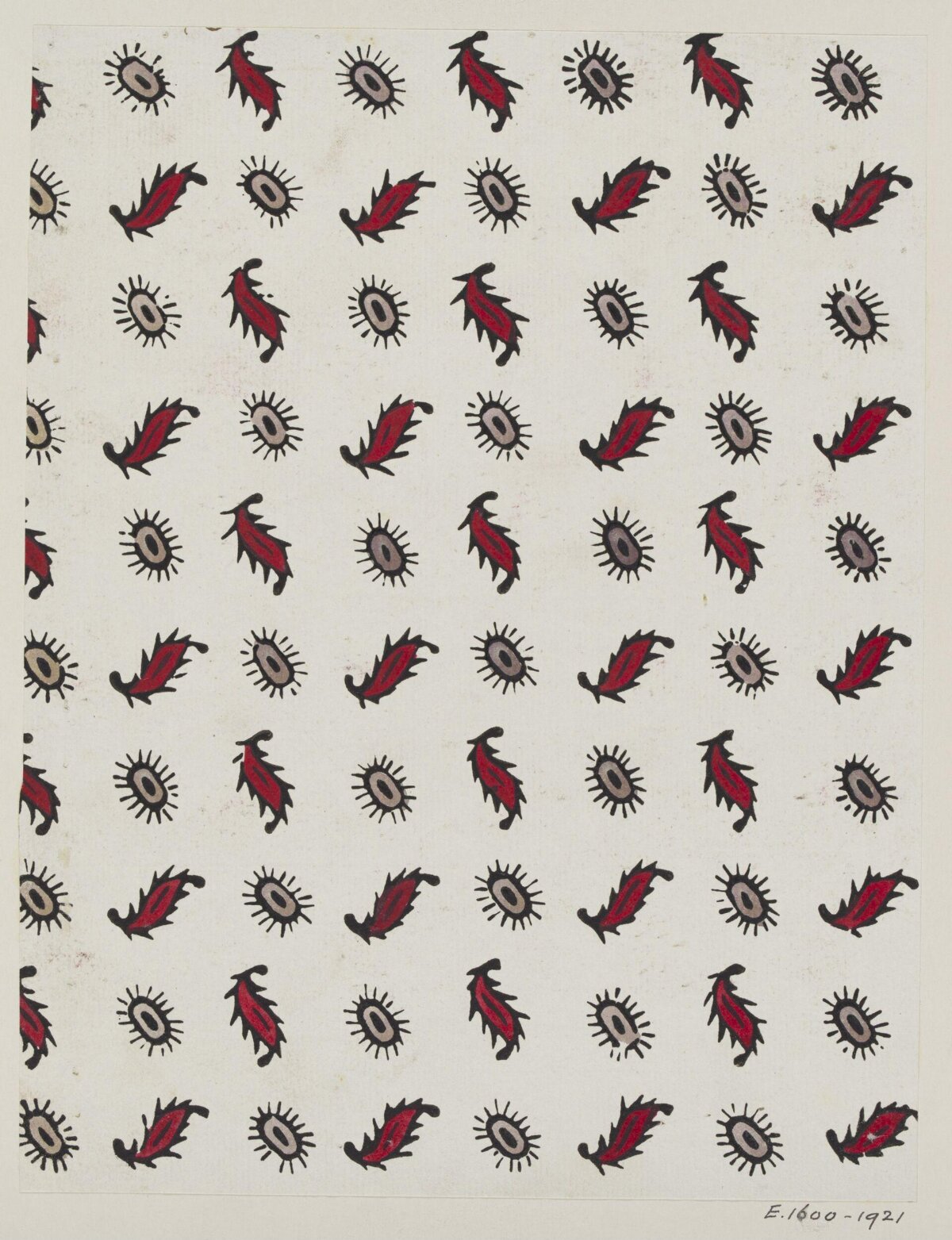 Vintage Repeated Textile Pattern