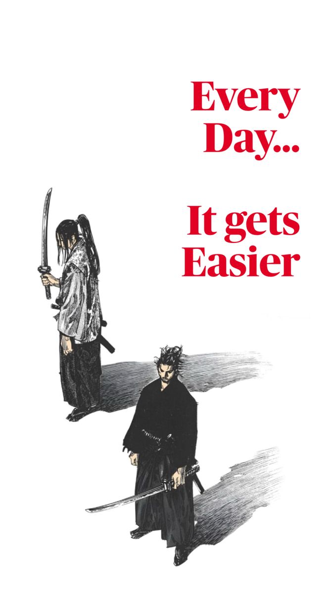 Motivational Samurai Art Quote