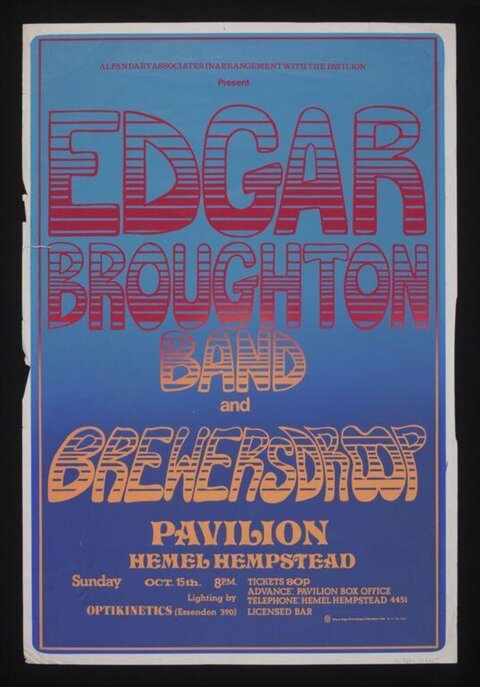 Edgar Broughton Band Concert Poster