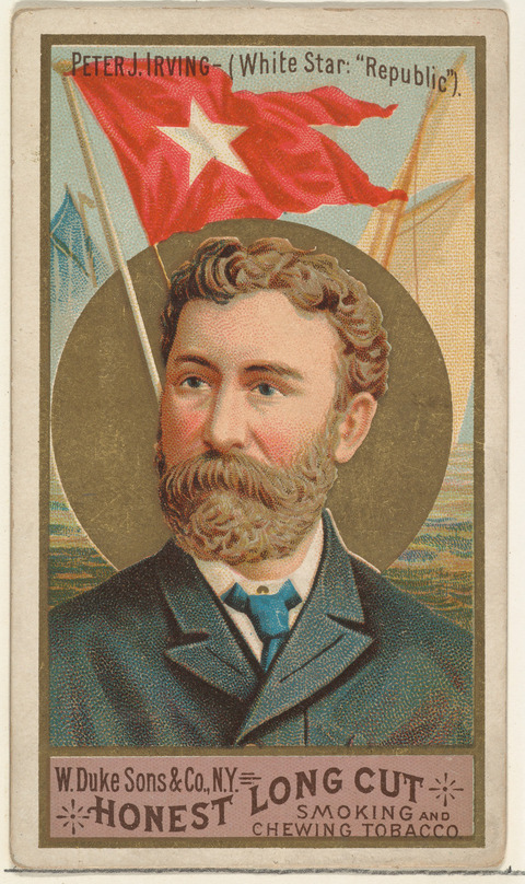 Vintage Peter J. Irving Tobacco Card