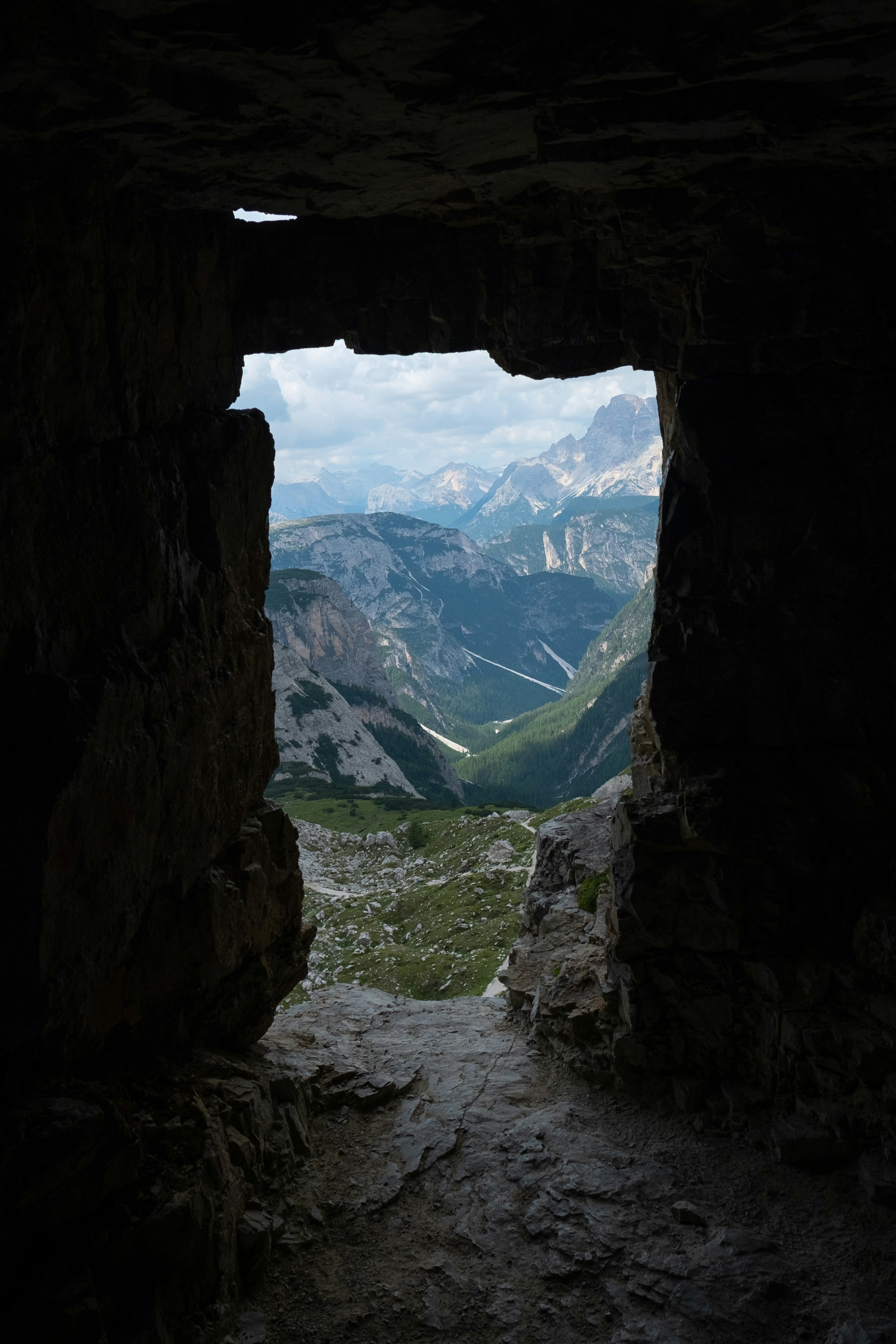 Mountain View From Cave Opening