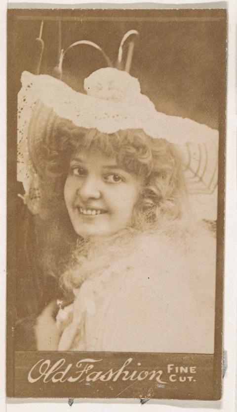 Vintage Old Fashion Tobacco Card Portrait