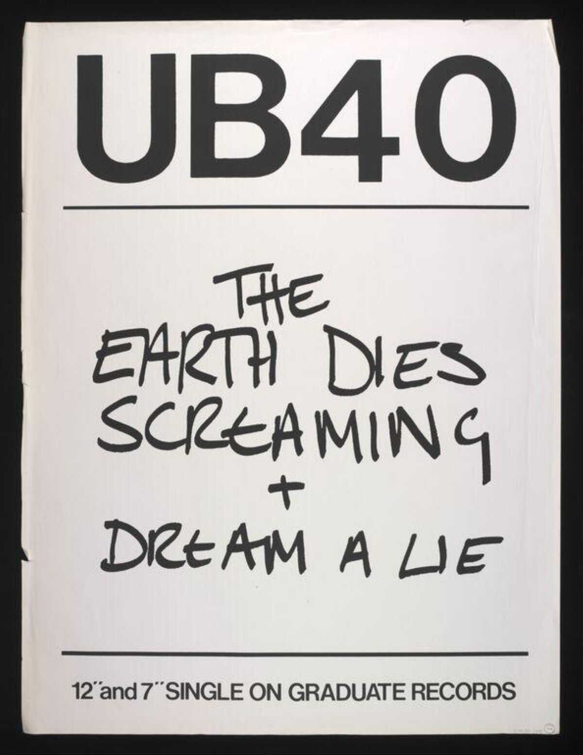 UB40 Single Promotional Poster