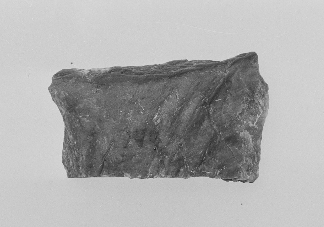 Dark Block Shaped Rock Specimen