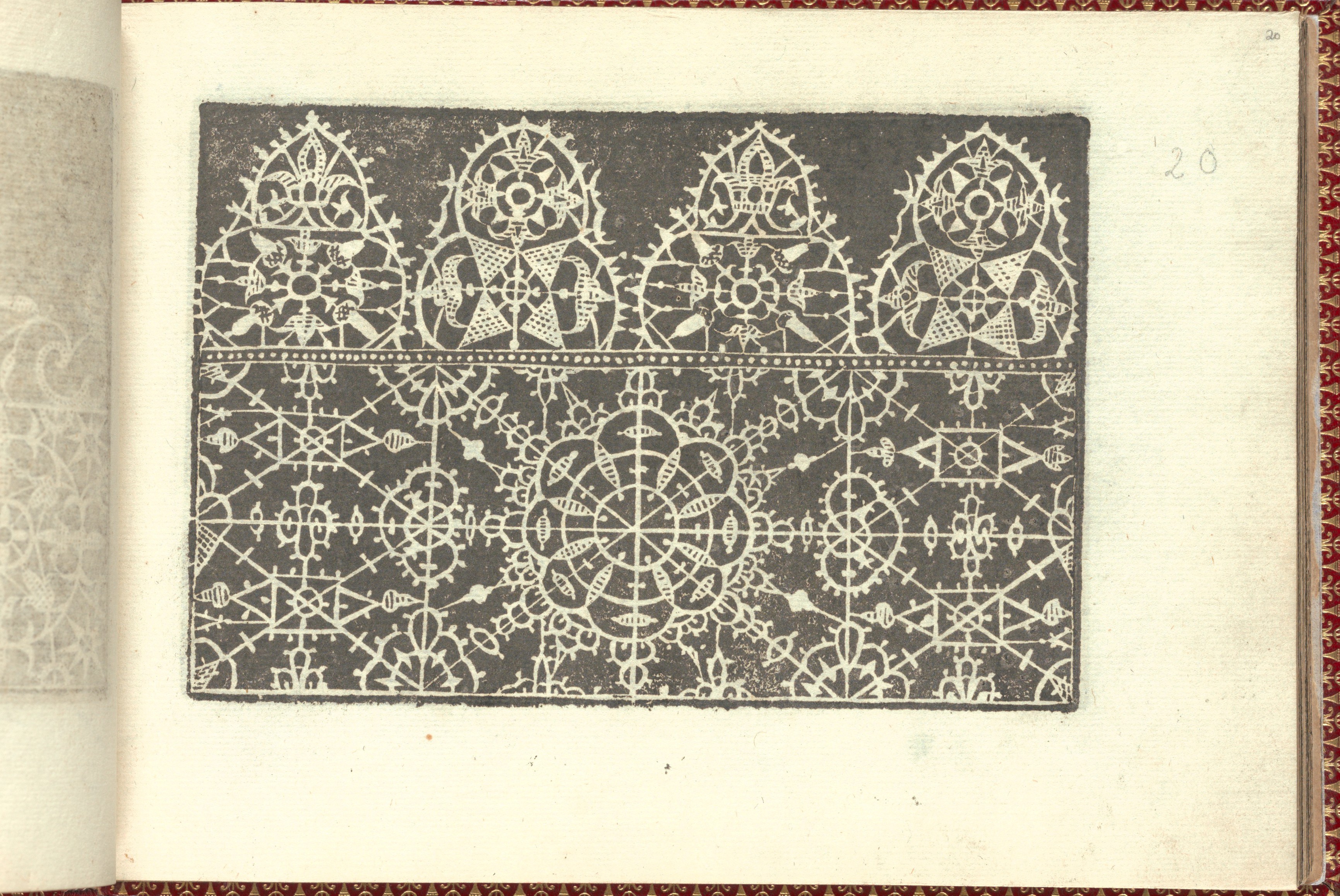 Vintage Lace Pattern Print
