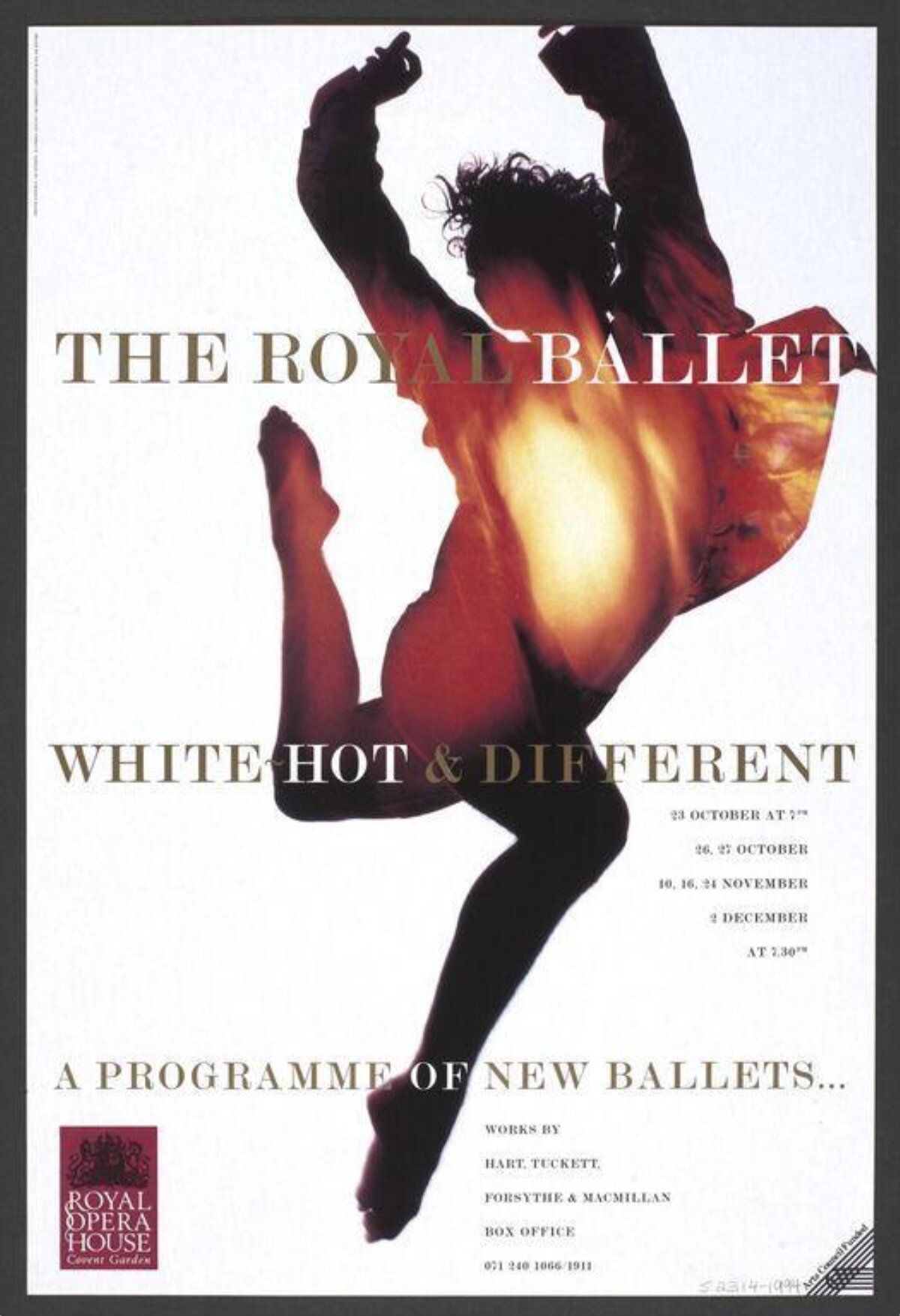 Royal Ballet New Ballets Event Poster