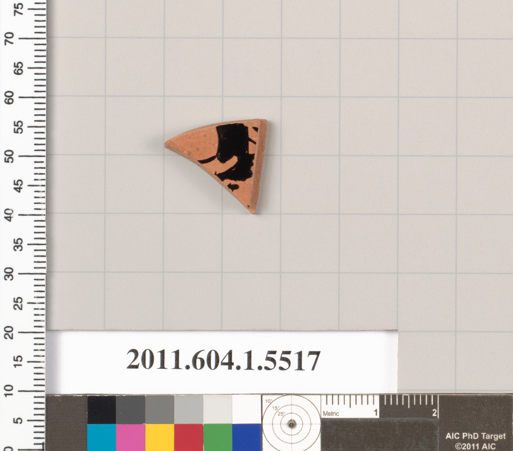 Triangular Ancient Pottery Fragment