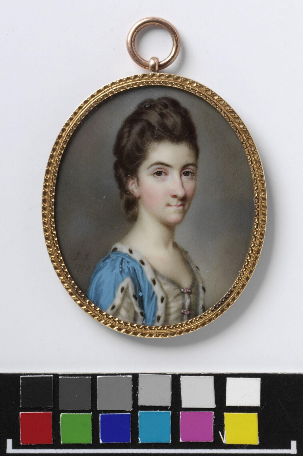 18th Century Miniature Portrait Pendant