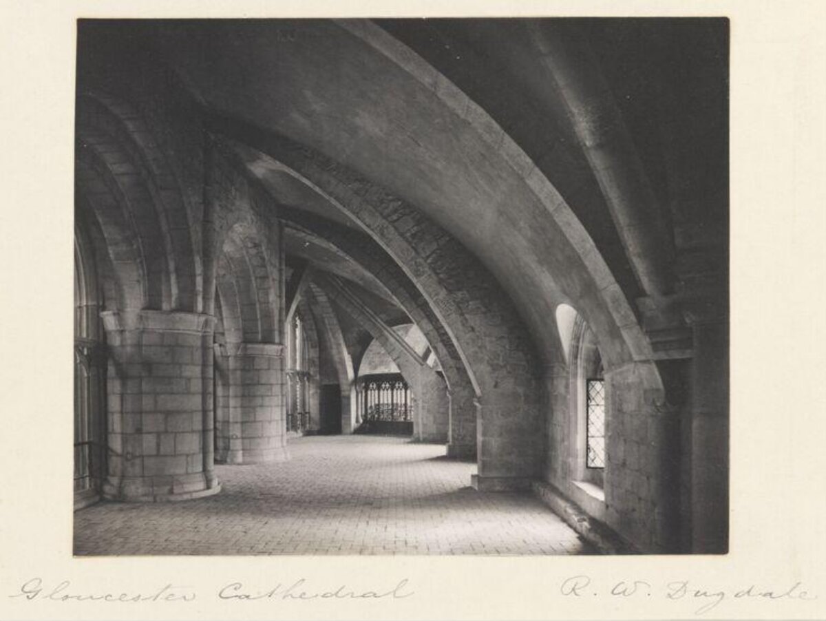 Gloucester Cathedral Interior Corridor