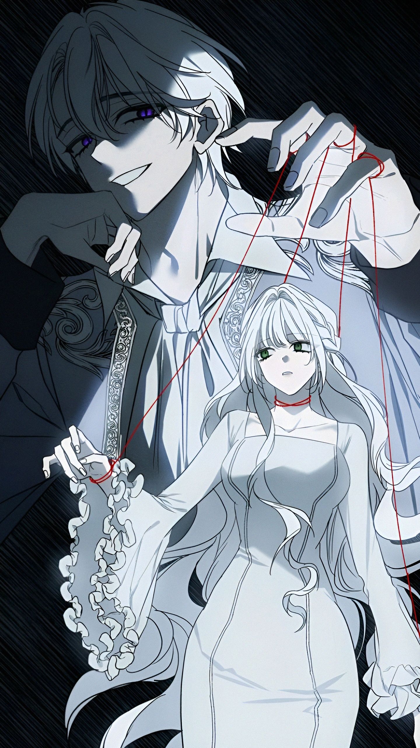 Puppeteer Controlling Woman Puppet