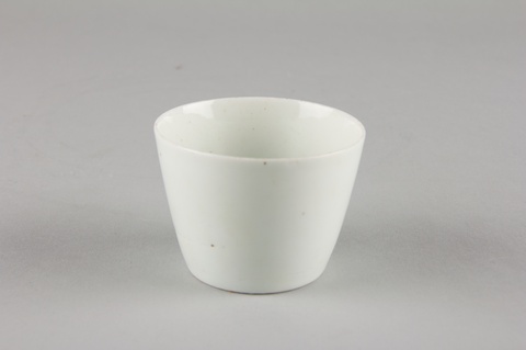 Plain White Ceramic Cup