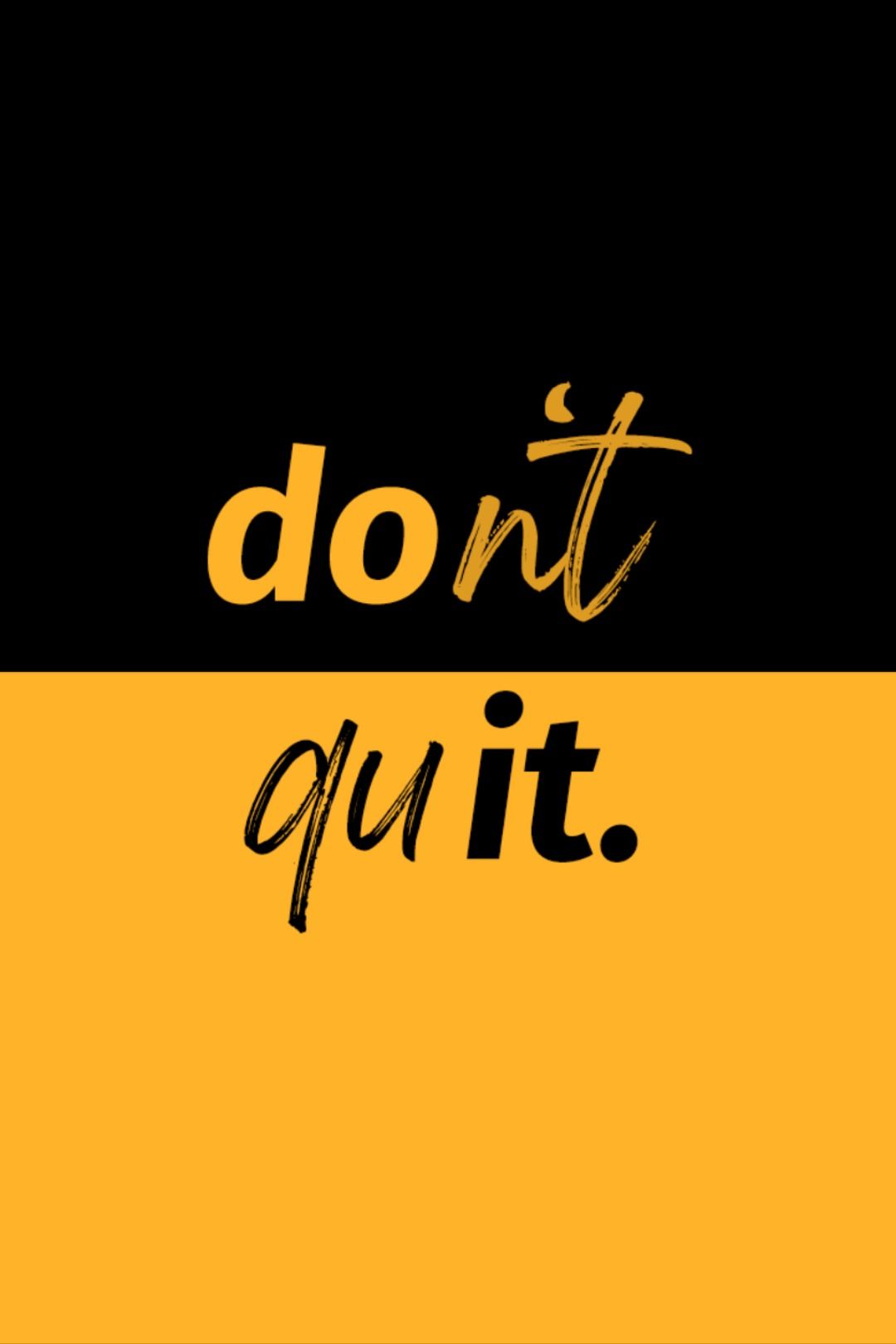 Don't Quit Motivational Quote