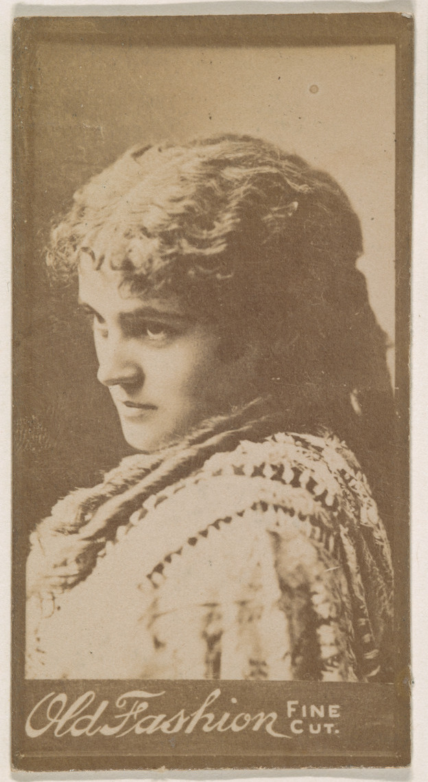 Old Fashion Fine Cut Advertising Portrait Card