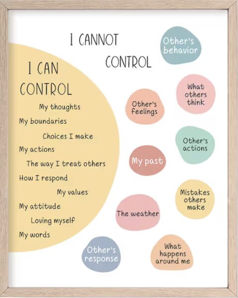 Circle of Control Therapy Poster