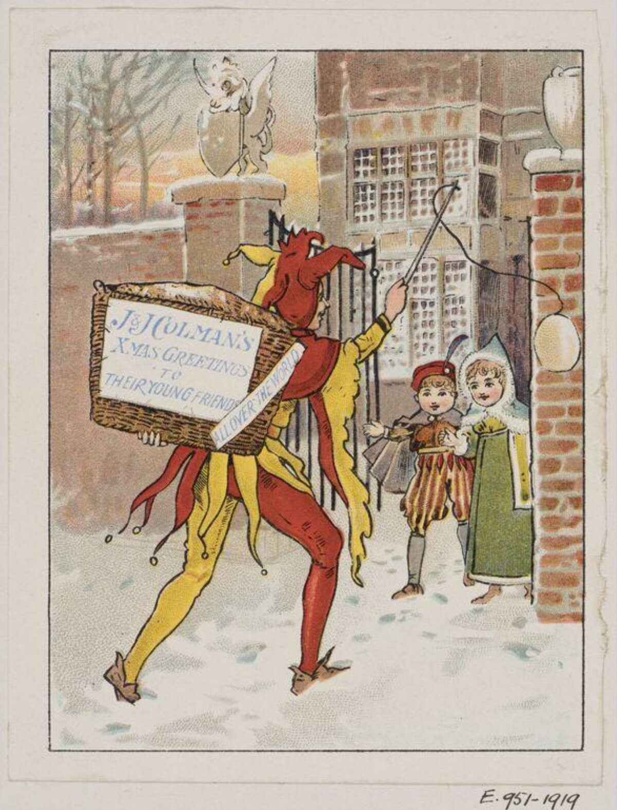 Vintage Colman's Christmas Greeting Card
