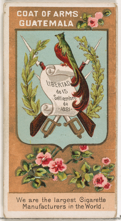 Guatemala Coat of Arms Cigarette Card