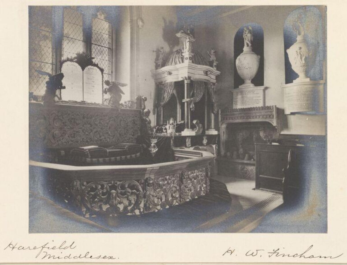 Ornate Tomb at Harefield, Middlesex
