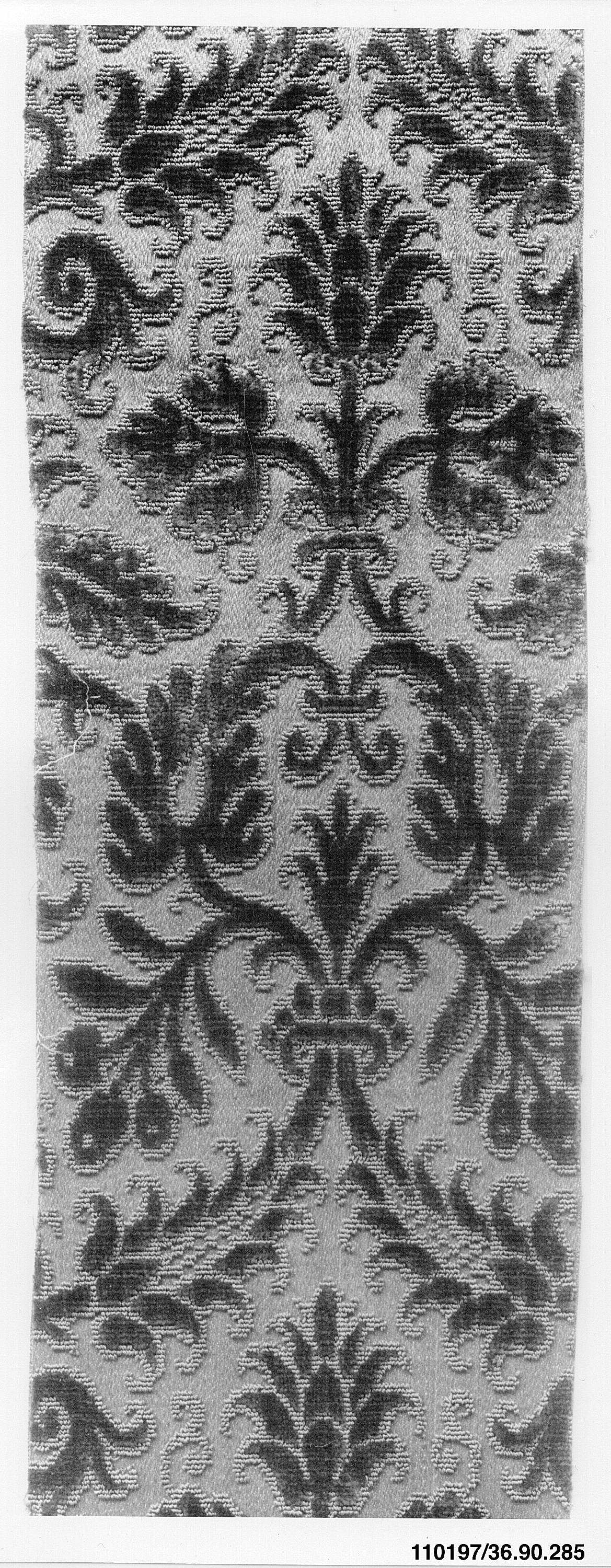 Vintage Damask Woven Textile Pattern