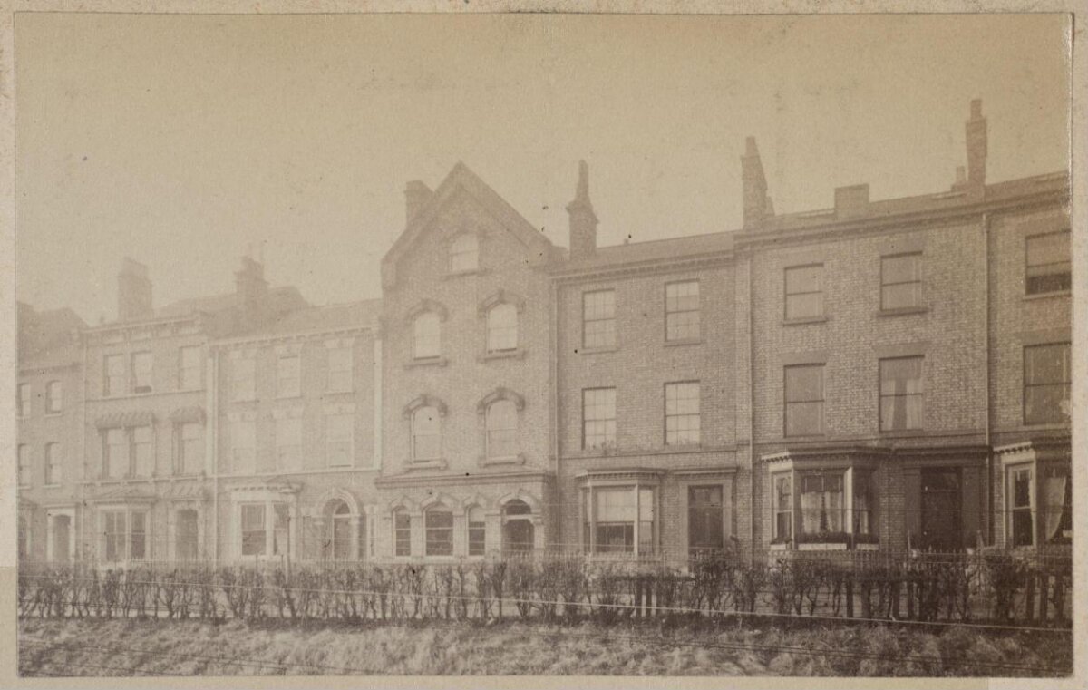 Vintage Photo of Terraced Townhouses