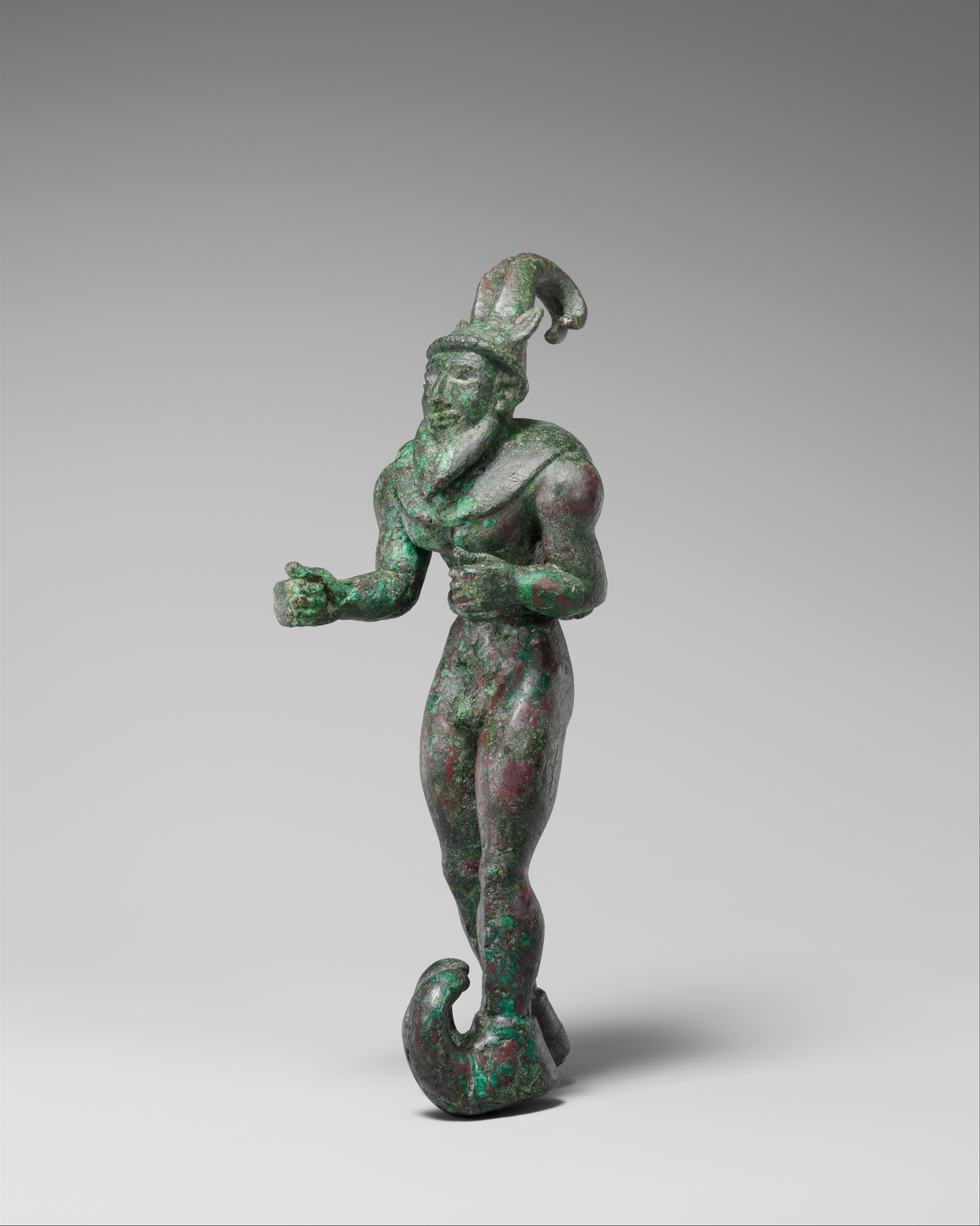 Ancient Bronze Male Standing Figurine