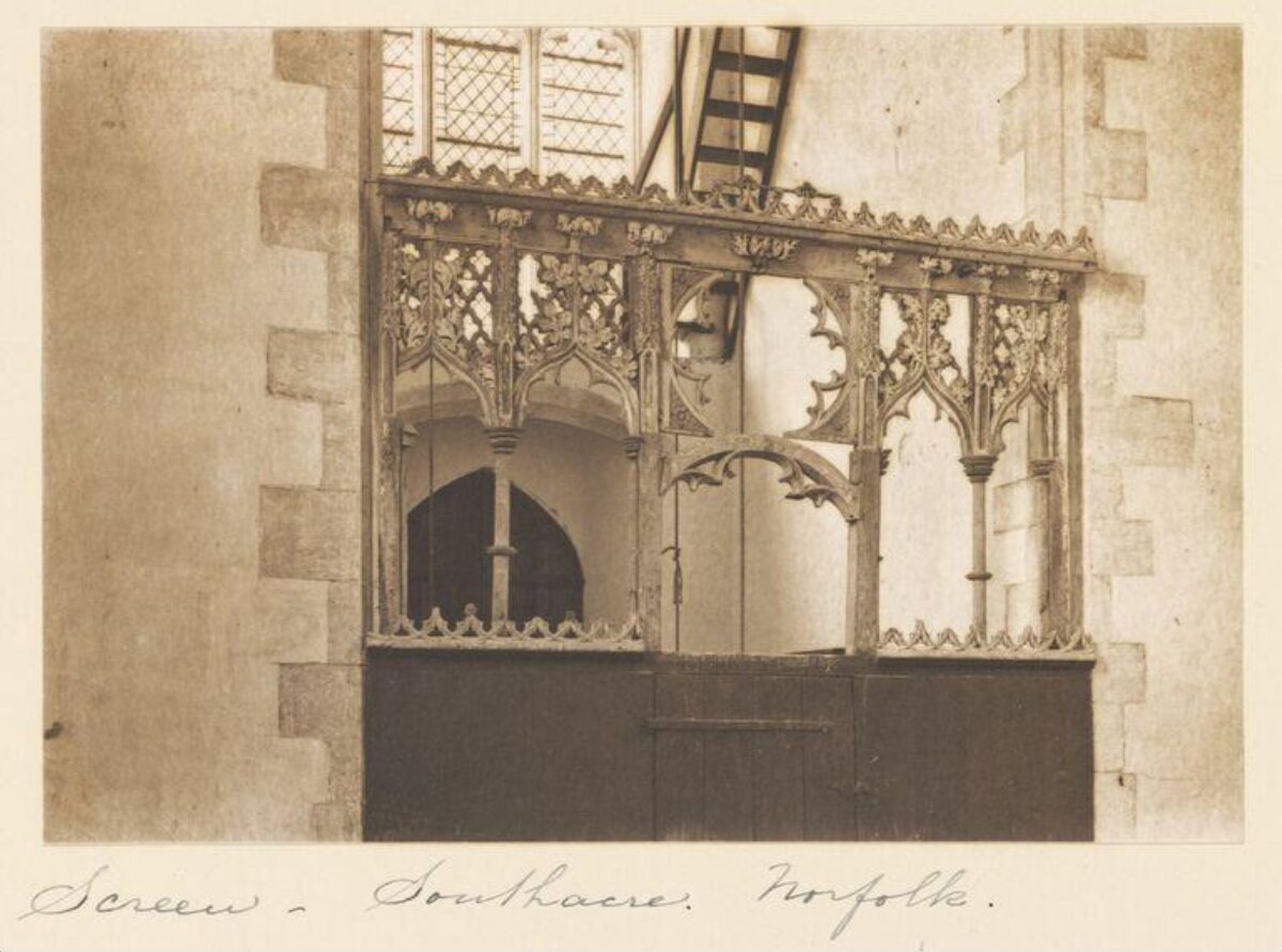 Ornate Screen at Southacre Norfolk