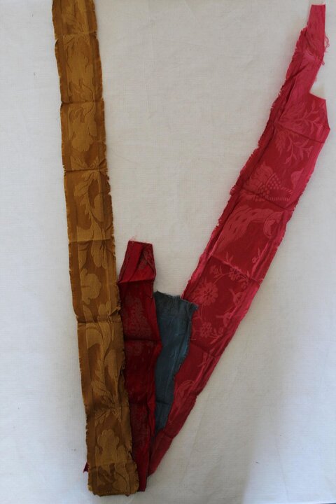 Vintage Patterned Fabric Scraps
