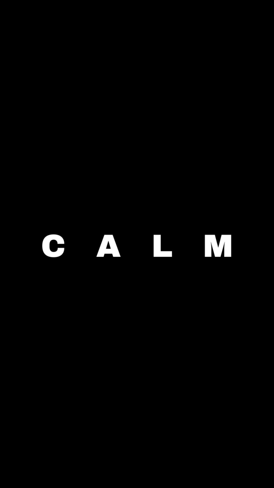 Minimal Calm Text Graphic