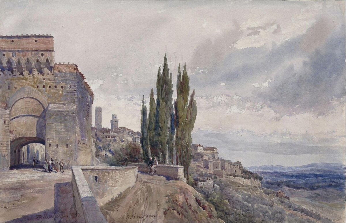 San Gimignano Old Town View