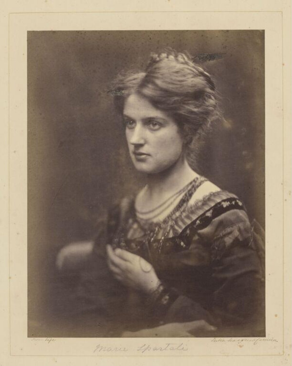 Vintage Portrait of Marie Spartali