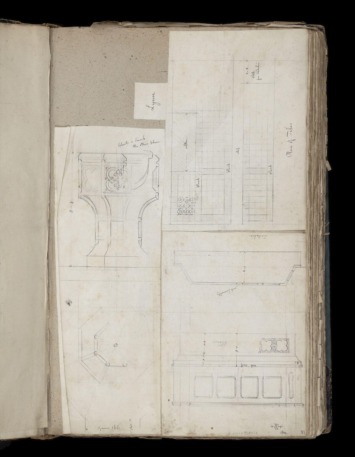 Antique Architectural Design Sketches