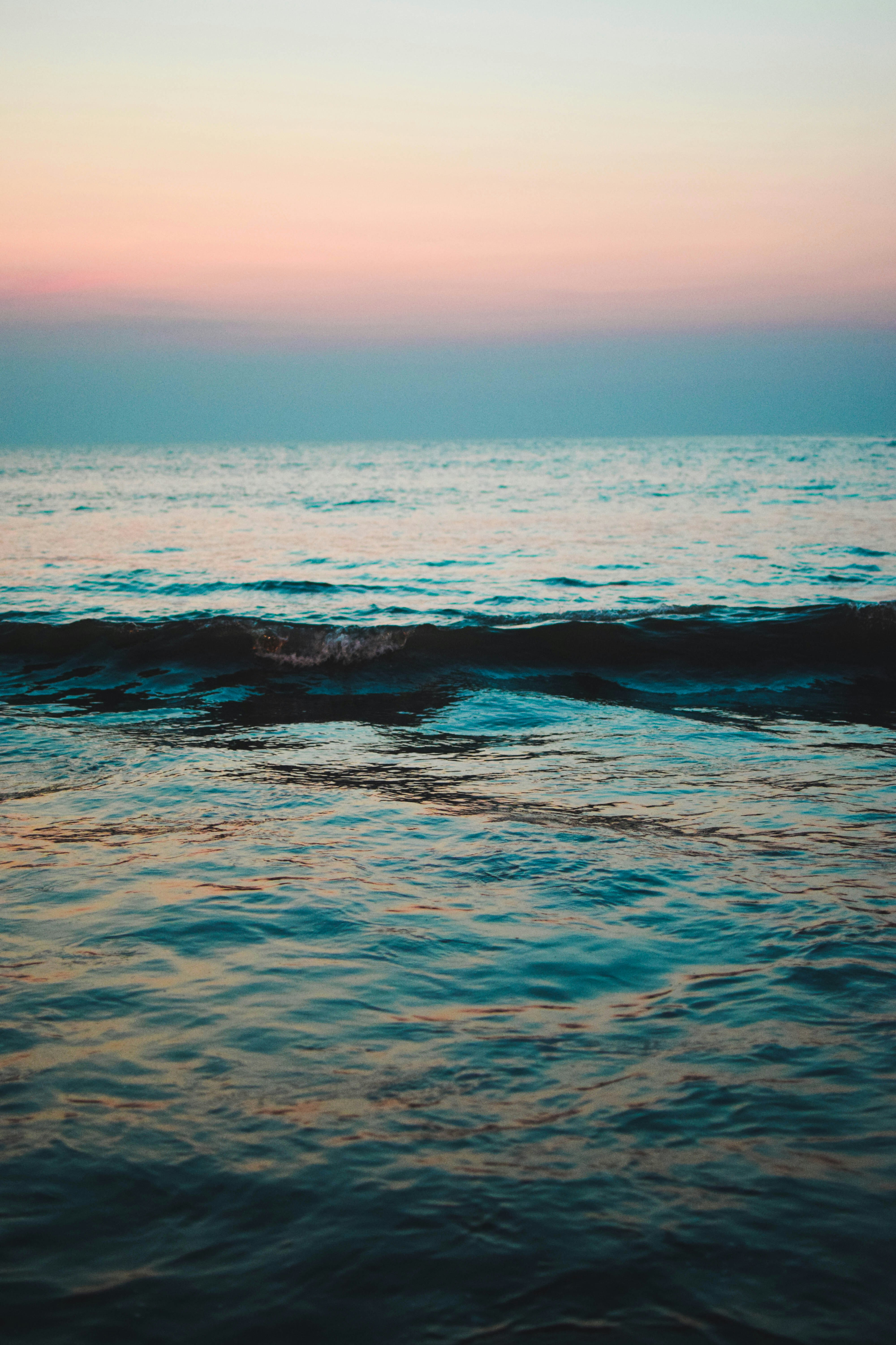 Twilight Ocean Wave View