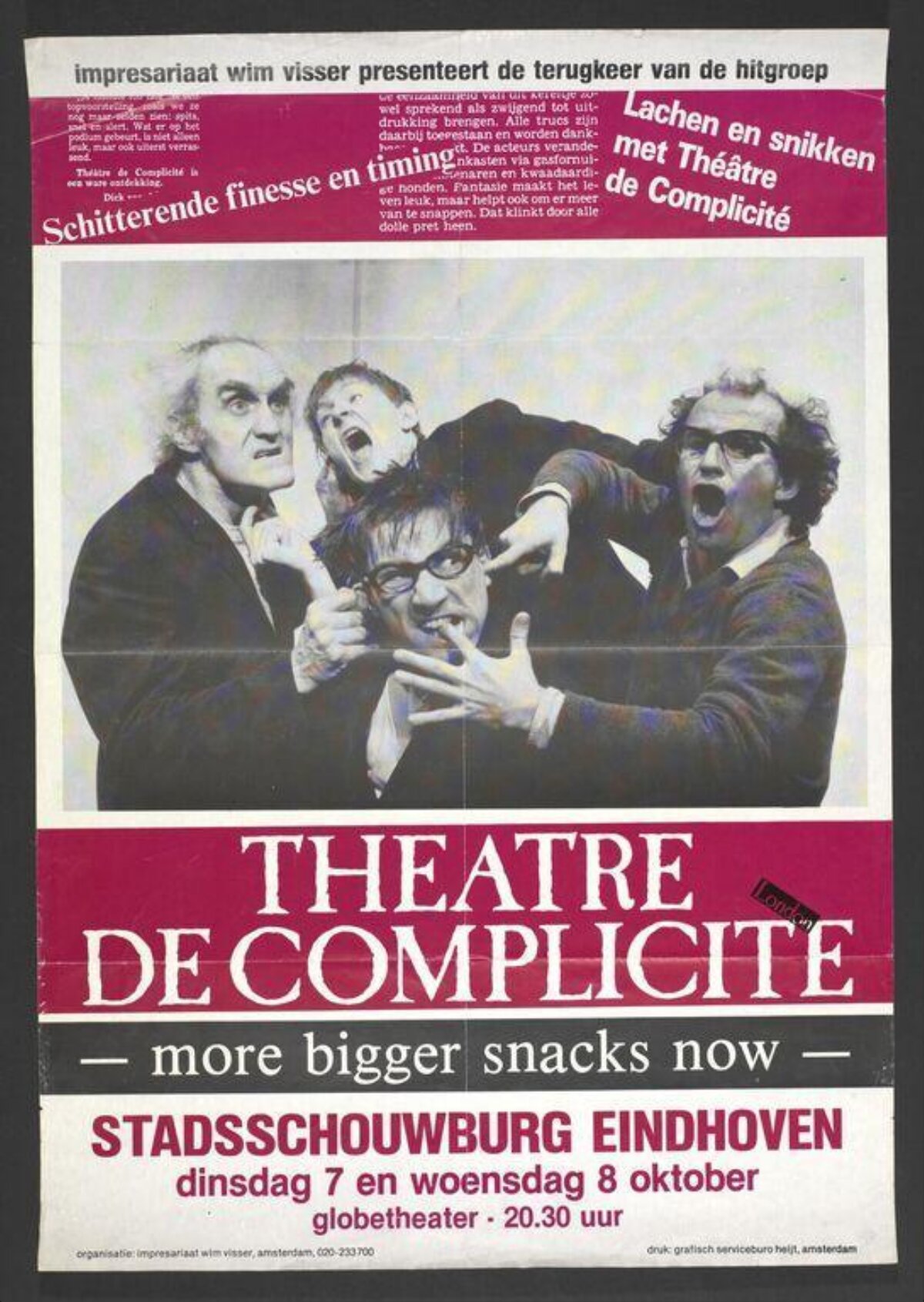 Theatre de Complicite Performance Poster