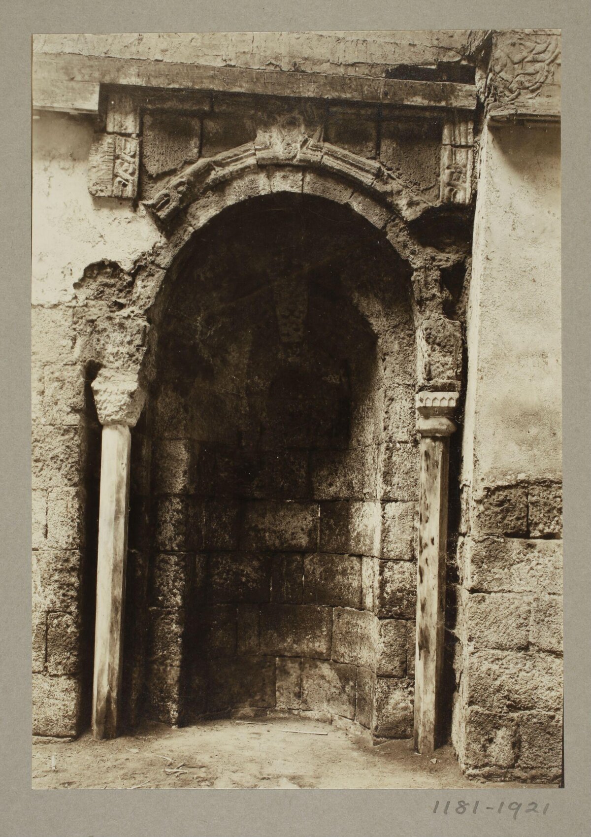 Ancient Stone Arched Niche